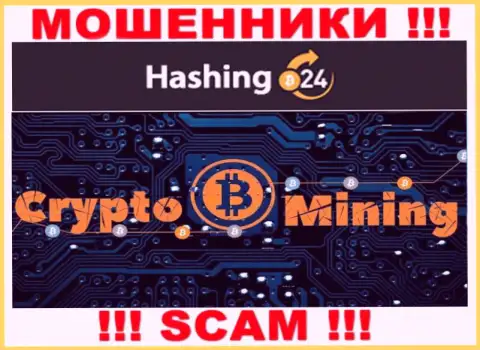 Во всемирной сети интернет орудуют мошенники Hashing 24, сфера деятельности которых - Crypto mining