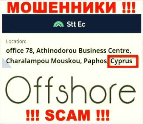 СТТЕС - это РАЗВОДИЛЫ, которые зарегистрированы на территории - Cyprus