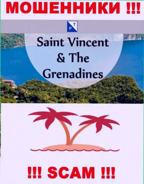 Офшорные internet мошенники PlazaTrade Net прячутся вот тут - Saint Vincent and the Grenadines