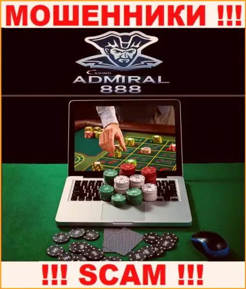 888 Admiral Casino - это мошенники !!! Область деятельности которых - Casino