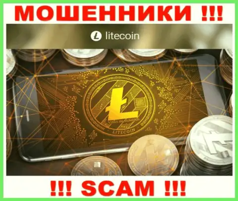Совместно работать с LiteCoin довольно-таки опасно, так как их тип деятельности Крипто сервис - это обман