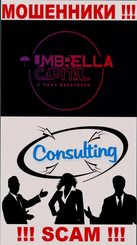 Umbrella-Capital Ru - это МОШЕННИКИ, направление деятельности которых - Консалтинг
