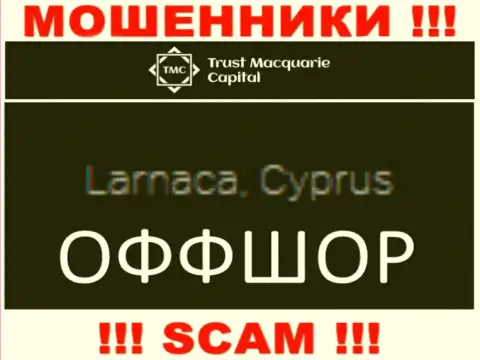 Траст-М-Капитал Ком зарегистрированы в оффшоре, на территории - Кипр