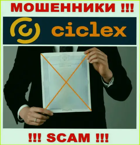 Инфы о лицензии конторы Ciclex у нее на официальном веб-сайте НЕ ПОКАЗАНО