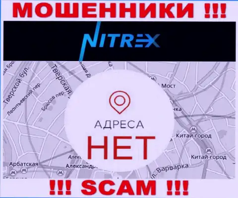 Нитрекс Про не предоставляют информацию об адресе регистрации организации, будьте бдительны с ними