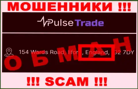 Pulse-Trade Com не хотят нести наказание за свои мошеннические ухищрения, именно поэтому инфа о юрисдикции фейковая