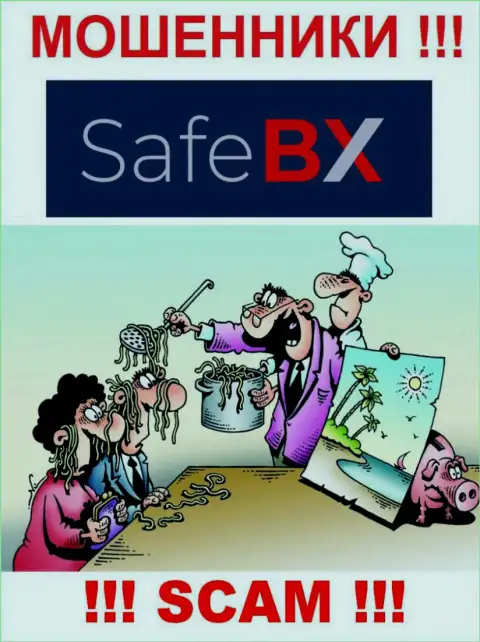Пользуясь доверчивостью лохов, SafeBX заманивают жертв в свой разводняк