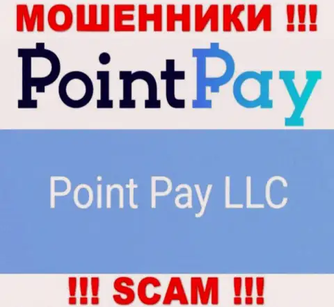 Юридическое лицо интернет лохотронщиков PointPay это Point Pay LLC, инфа с веб-портала мошенников