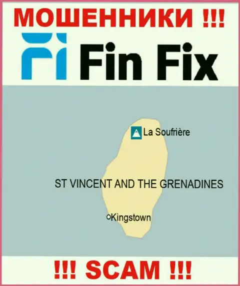 ФинФикс осели на территории St. Vincent & the Grenadines и свободно крадут финансовые средства