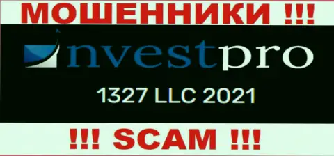 Номер регистрации NvestPro возможно и ненастоящий - 1327 LLC 2021