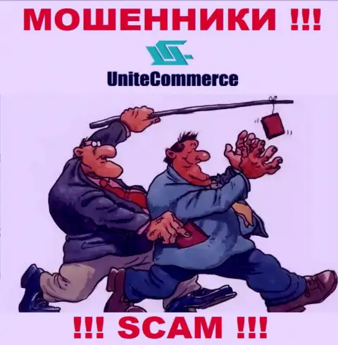 Unite Commerce обманным способом вас могут заманить к себе в компанию, остерегайтесь их