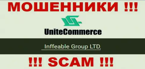 Руководителями UniteCommerce является контора - Inffeable Group LTD
