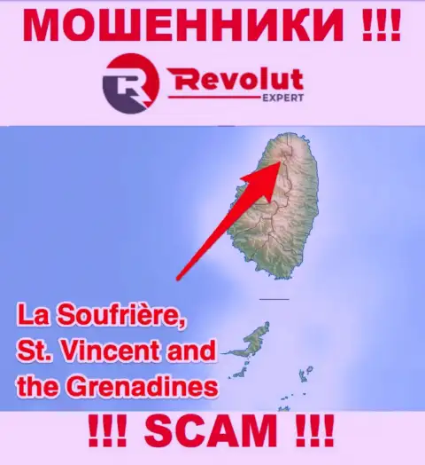 Компания РеволютЭксперт Лтд это internet обманщики, базируются на территории Сент-Винсент и Гренадины, а это оффшор