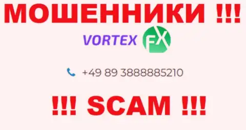 Вам стали трезвонить мошенники Vortex-FX Com с разных номеров телефона ? Отсылайте их подальше