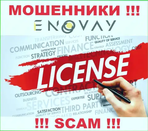 У конторы ЭноВэй Инфо нет разрешения на осуществление деятельности в виде лицензии - это МОШЕННИКИ