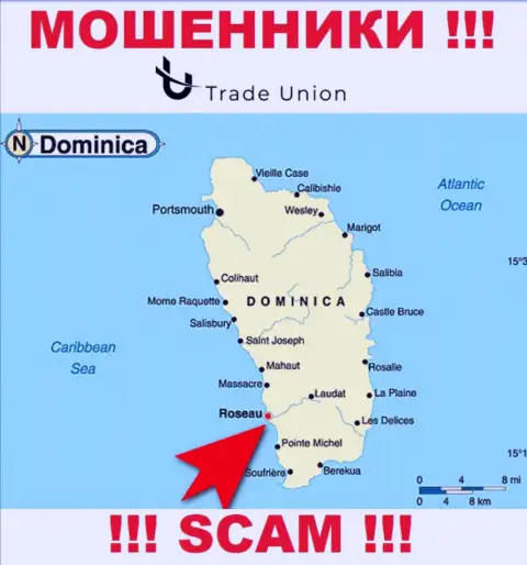 Commonwealth of Dominica - именно здесь юридически зарегистрирована компания Trade Union Pro