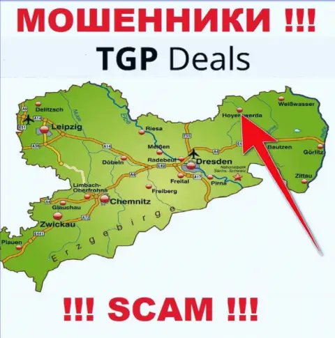 Офшорный адрес компании TGPDeals выдумка - мошенники !!!