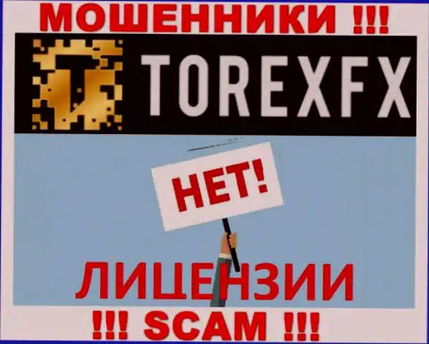 Разводилы Торекс ФИкс действуют незаконно, так как не имеют лицензии !!!