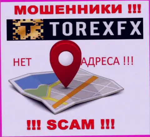 TorexFX не засветили свое местонахождение, на их сервисе нет информации об официальном адресе регистрации